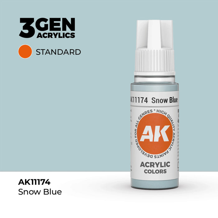 AK Interactive Standard Colors - Snow Blue (17ml)