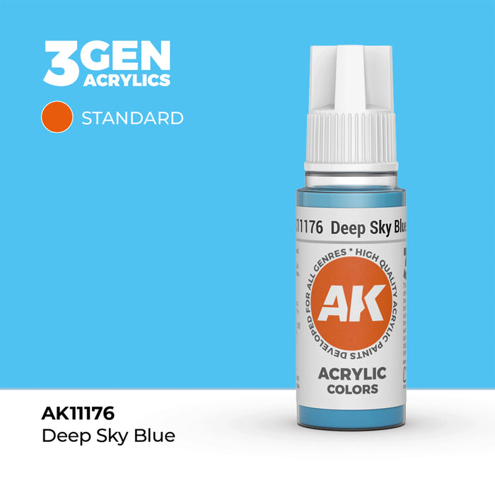 AK Interactive Standard Colors - Deep Sky Blue (17ml)