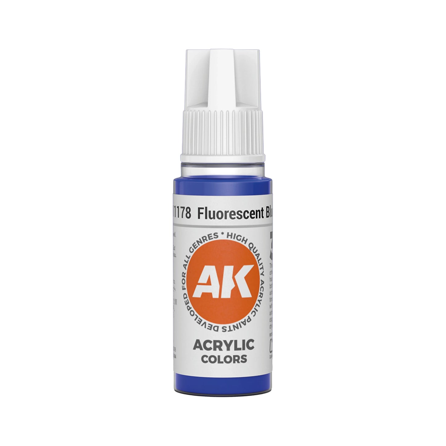 AK Interactive Standard Colors - Fluorescent Blue (17ml)
