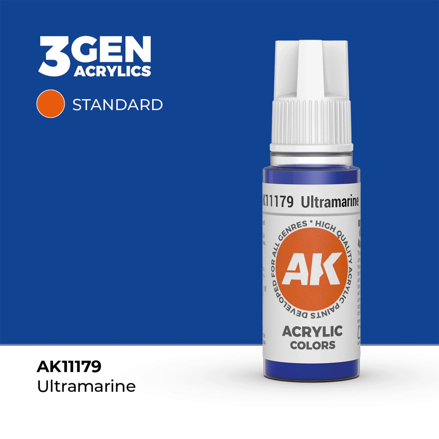 AK Interactive Standard Colors - Ultramarine (17ml)