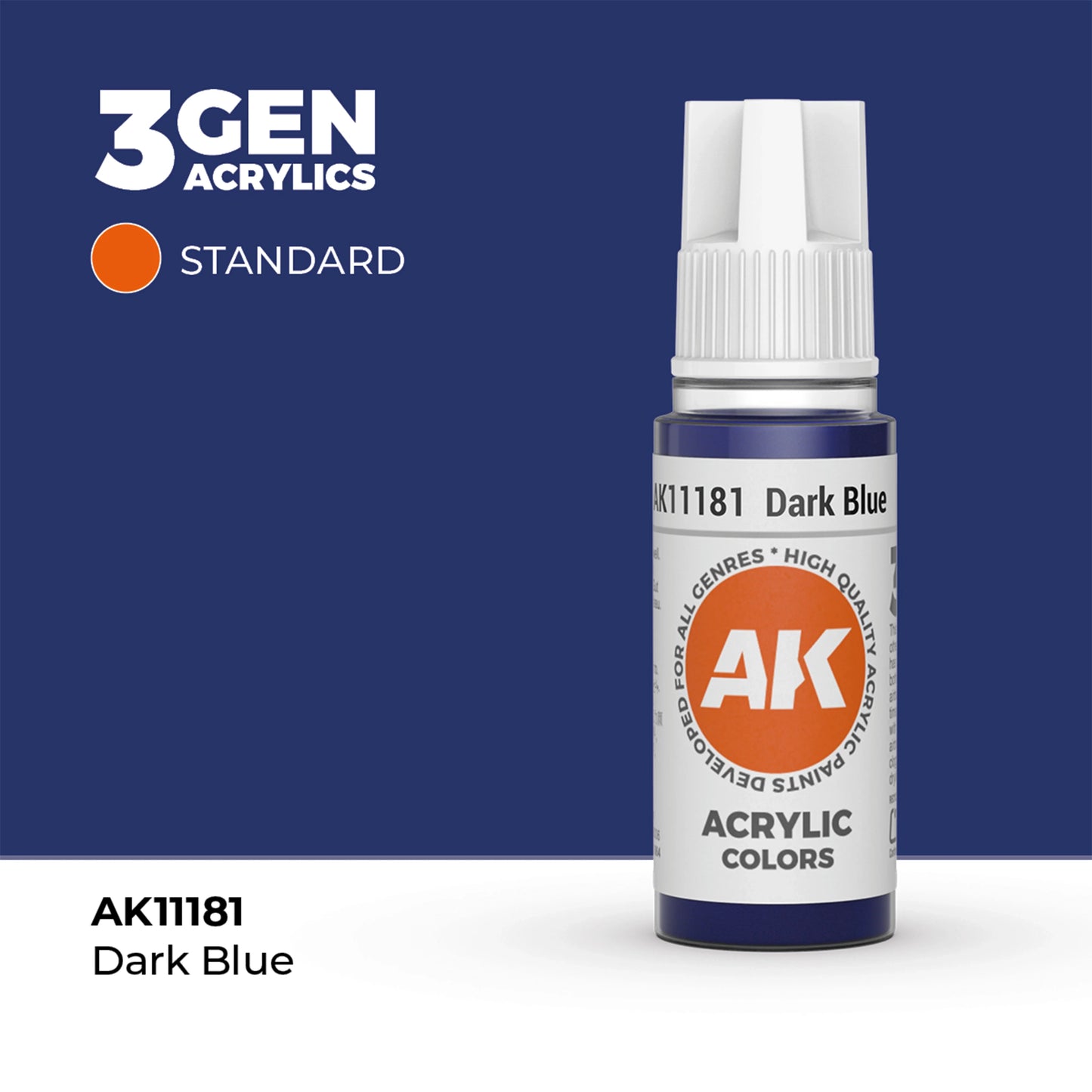 AK Interactive Standard Colors - Dark Blue (17ml)