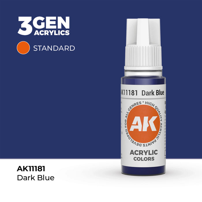 AK Interactive Standard Colors - Dark Blue (17ml)