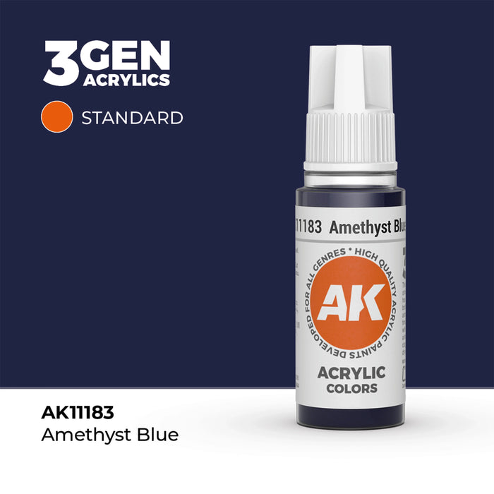AK Interactive Standard Colors - Amethyst Blue (17ml)
