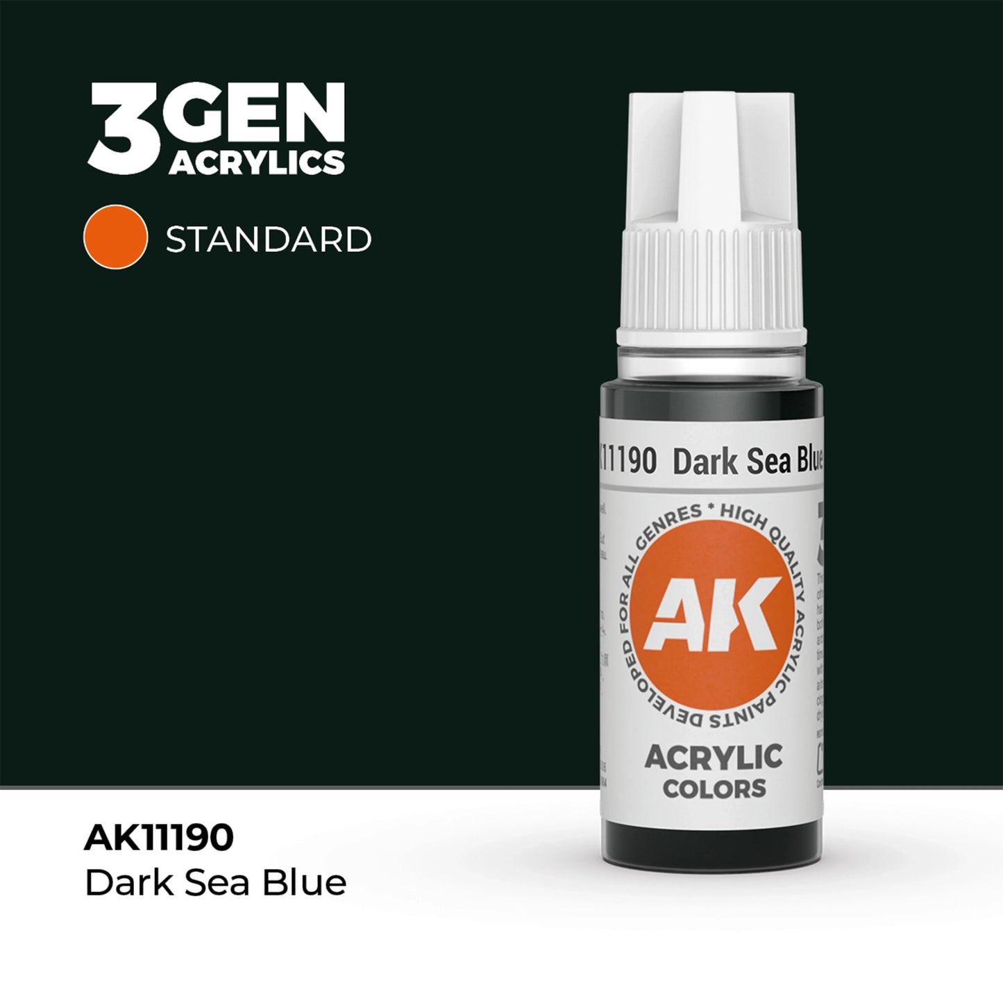 AK Interactive Standard Colors - Dark Sea Blue (17ml)