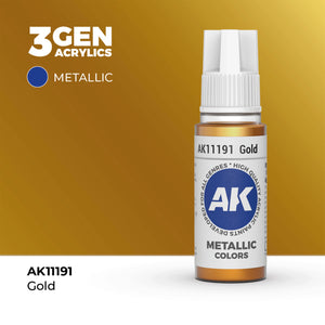 AK Interactive Metallic Colors - Gold (17ml)