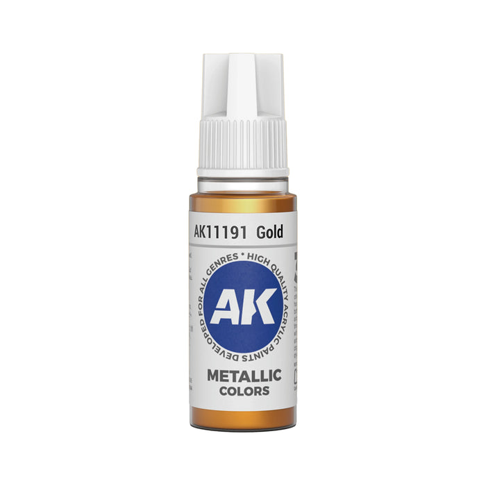 AK Interactive Metallic Colors - Gold (17ml)