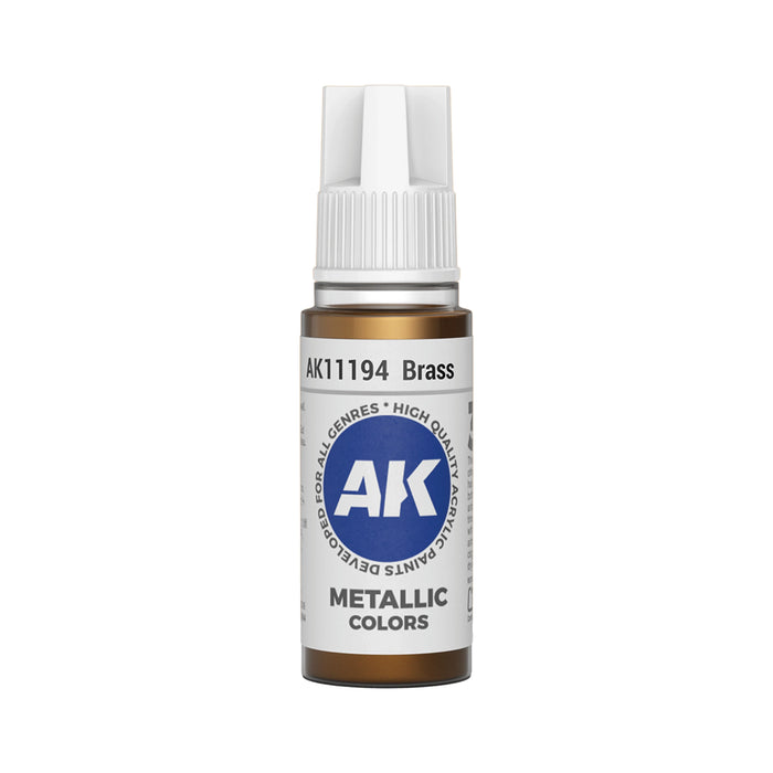 AK Interactive Metallic Colors - Brass (17ml)