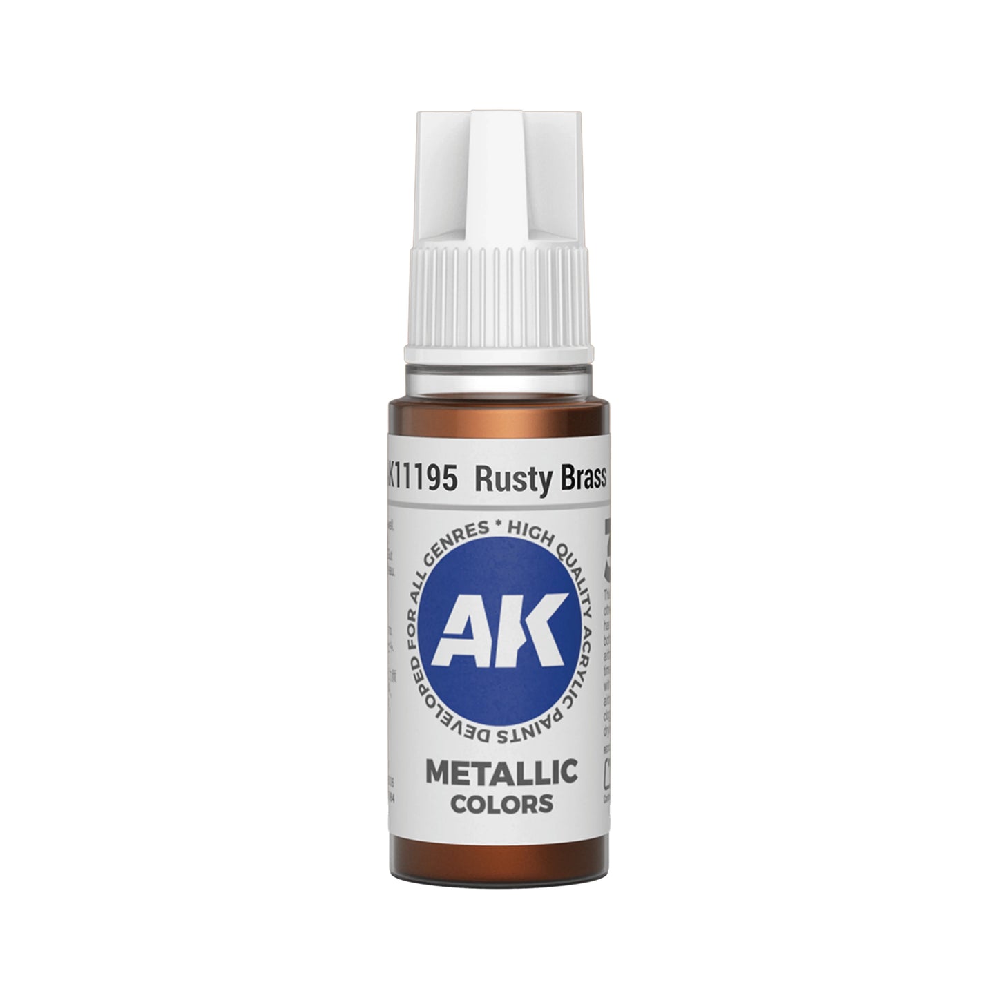 AK Interactive Metallic Colors - Rusty Brass (17ml)