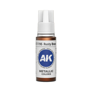 AK Interactive Metallic Colors - Rusty Brass (17ml)