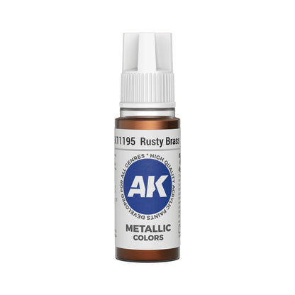 AK Interactive Metallic Colors - Rusty Brass (17ml)