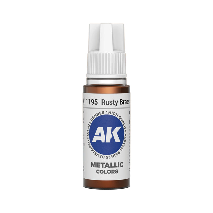 AK Interactive Metallic Colors - Rusty Brass (17ml)