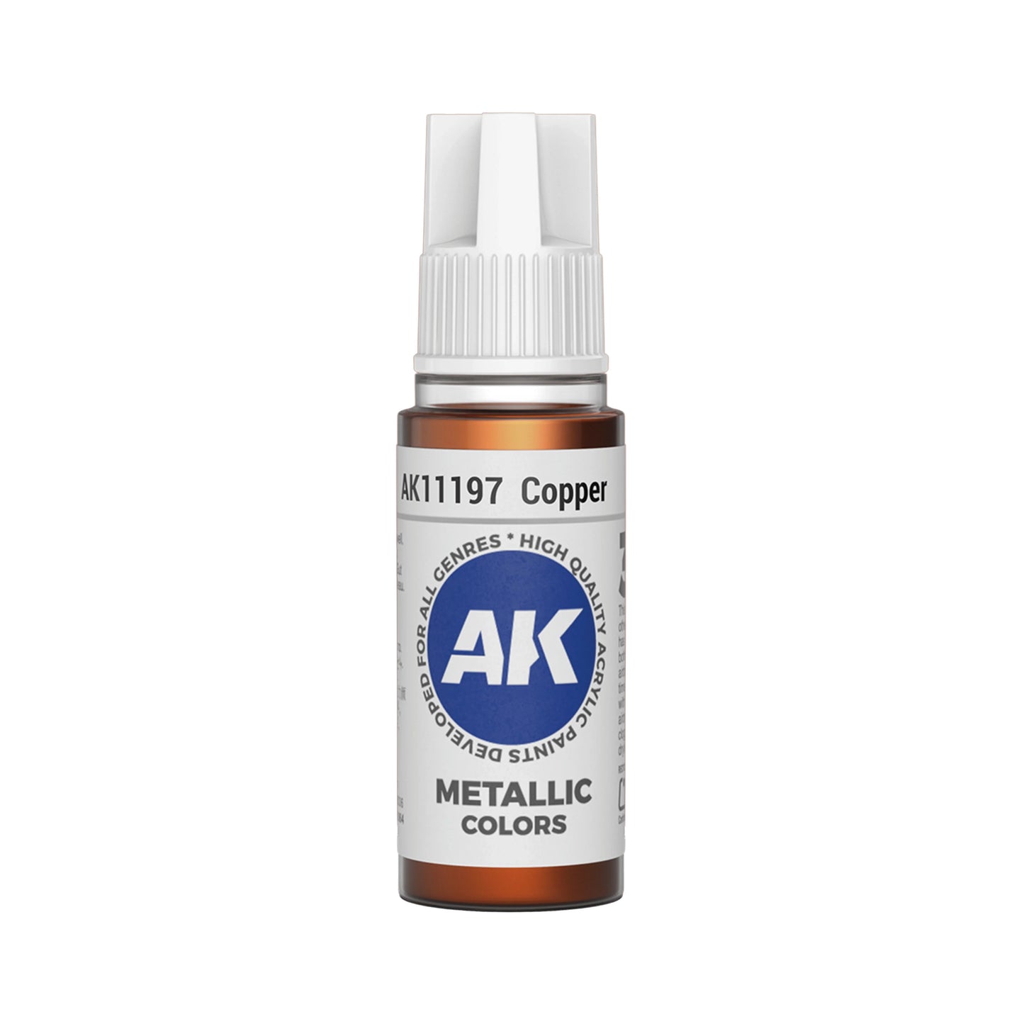 AK Interactive Metallic Colors - Copper (17ml)