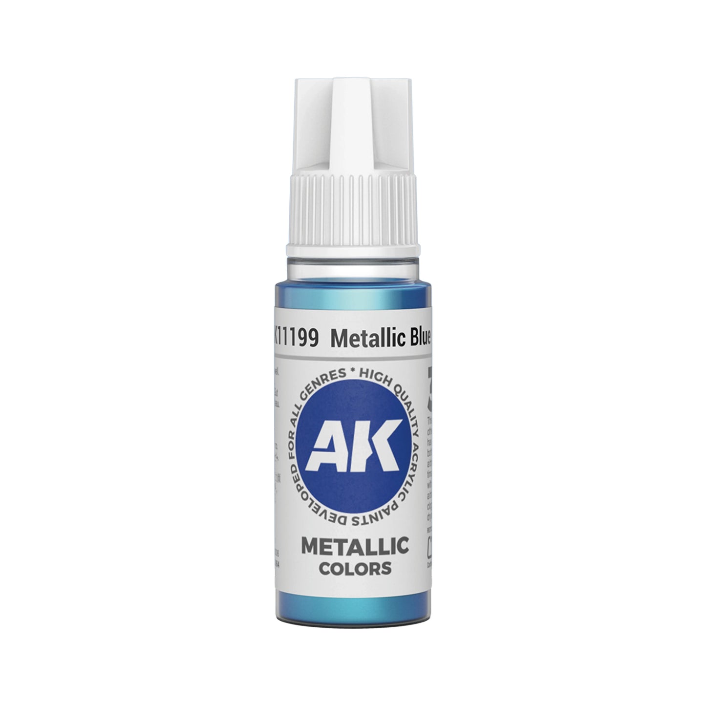 AK Interactive Metallic Colors - Metallic Blue (17ml)