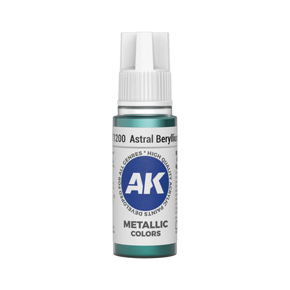 AK Interactive Metallic Colors - Astral Beryllium (17ml)
