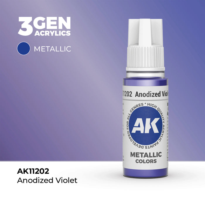 AK Interactive Metallic Colors - Anodized Violet (17ml)