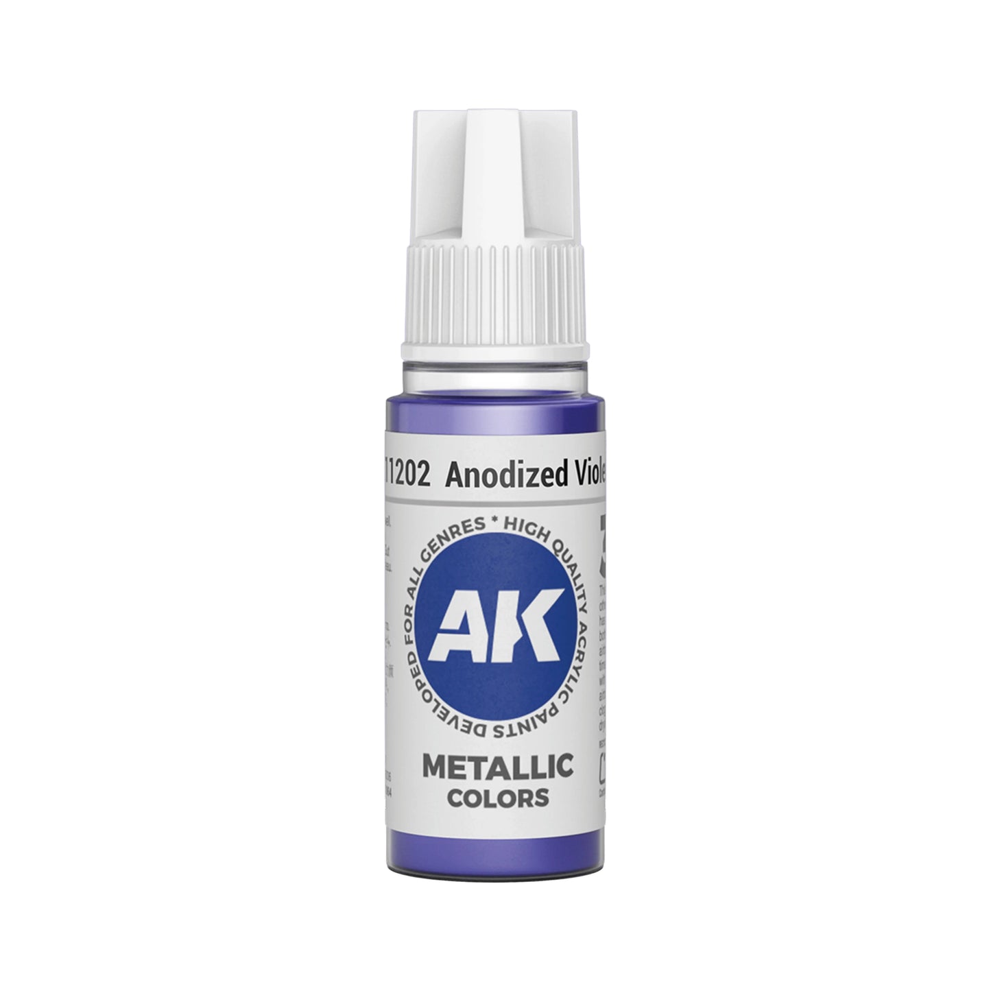 AK Interactive Metallic Colors - Anodized Violet (17ml)