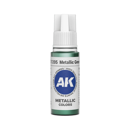 AK Interactive Metallic Colors - Metallic Green (17ml)