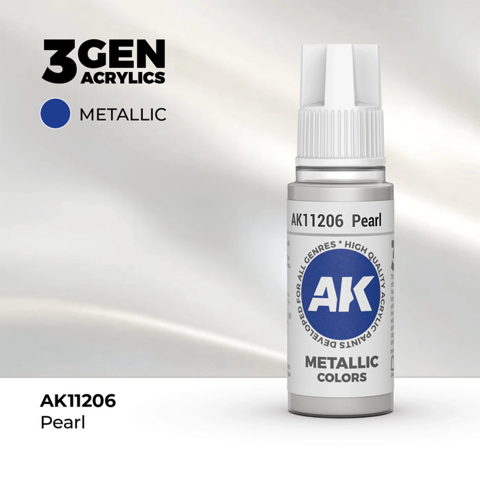 AK Interactive Metallic Colors - Pearl (17ml)