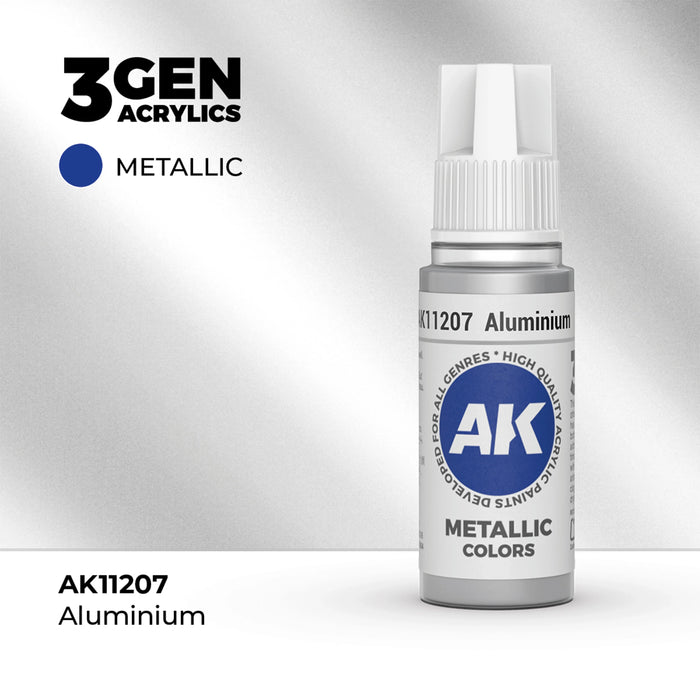 AK Interactive Metallic Colors - Aluminium (17ml)
