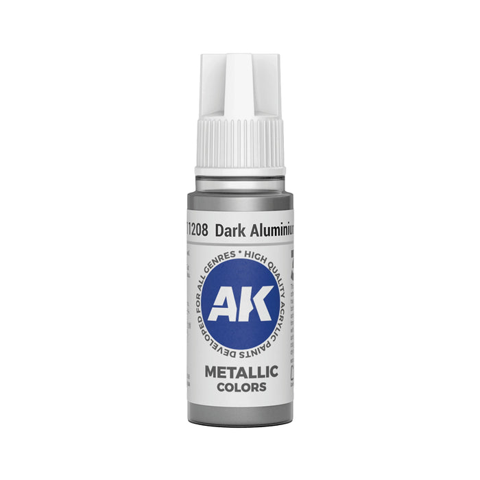 AK Interactive Metallic Colors - Dark Aluminium (17ml)