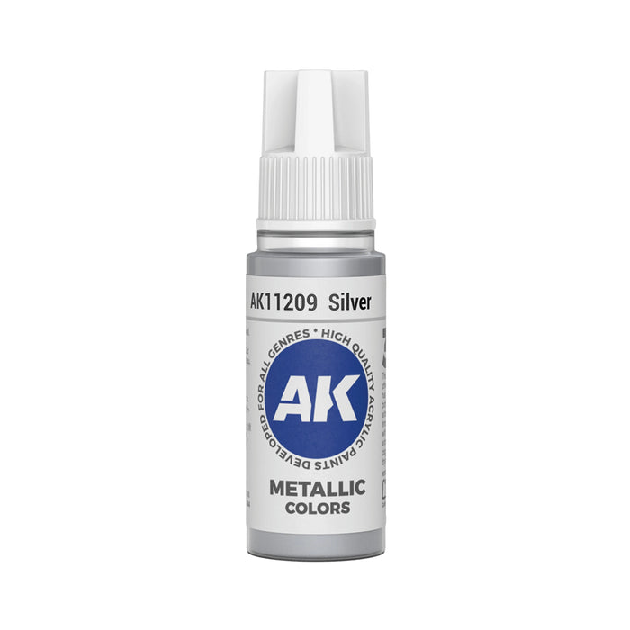 AK Interactive Metallic Colors - Silver (17ml)