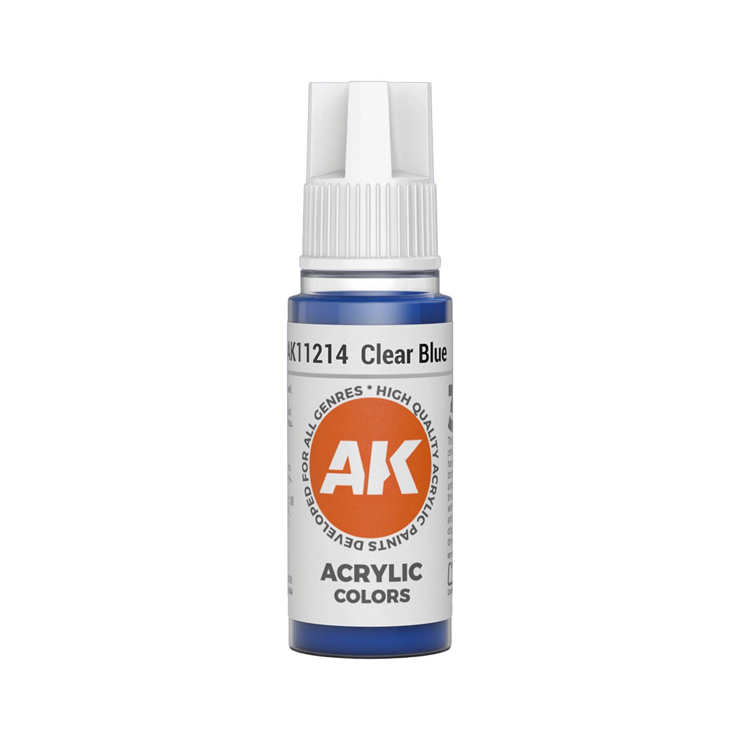 AK Interactive Standard Colors - Clear Blue (17ml)