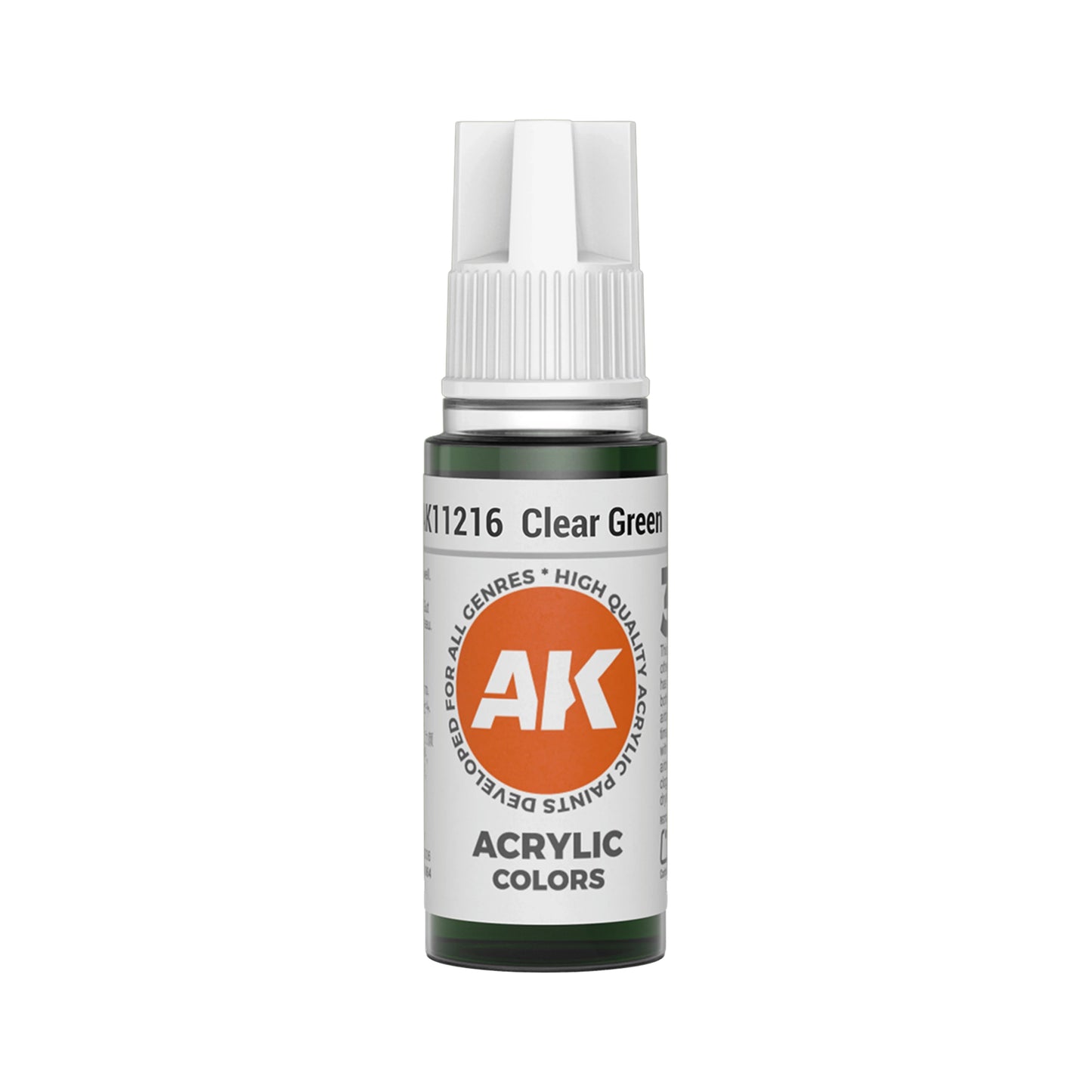AK Interactive Standard Colors - Clear Green (17ml)