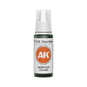 AK Interactive Standard Colors - Clear Green (17ml)