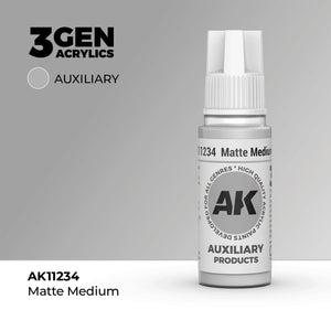 AK Interactive Auxillary - Matte Medium (17ml)