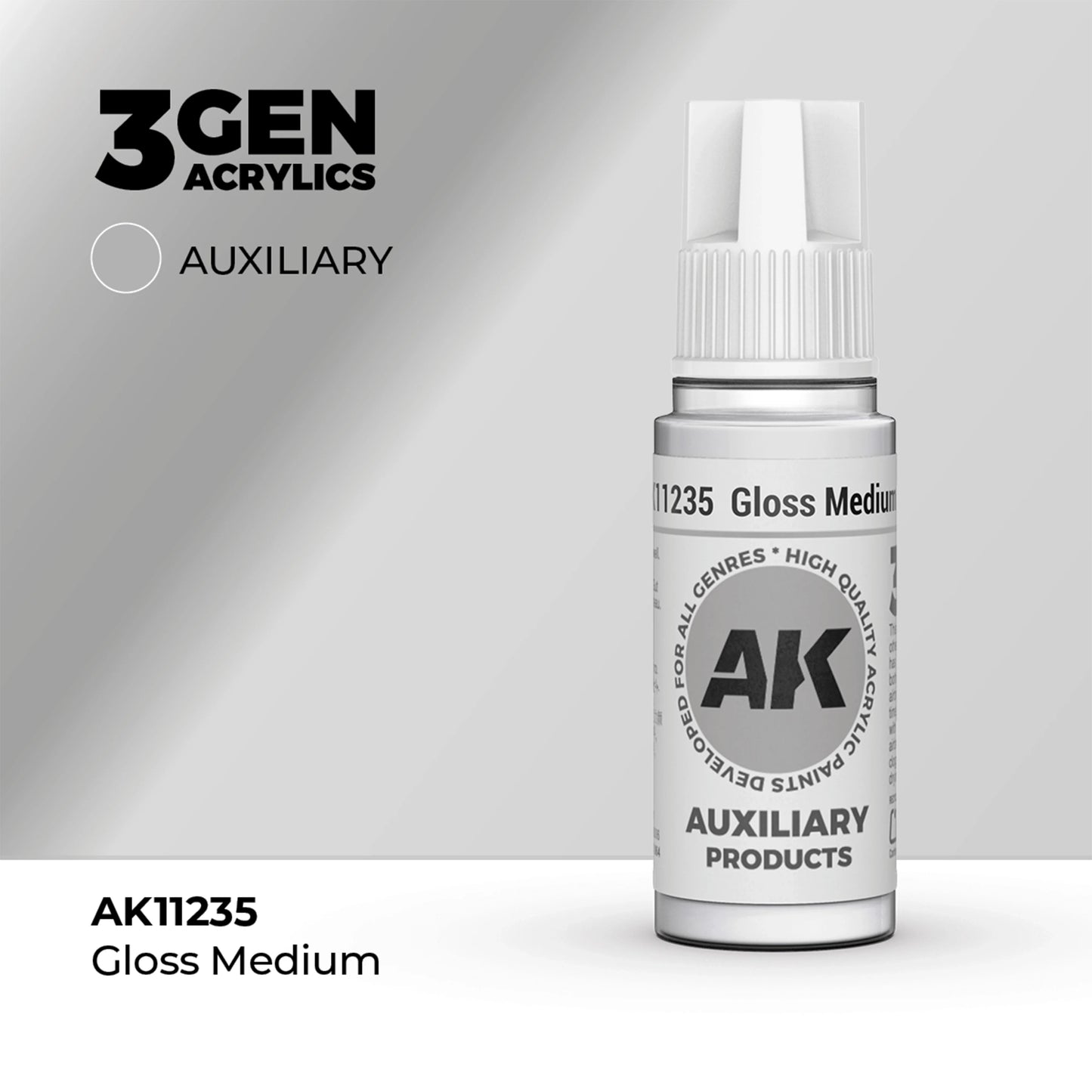 AK Interactive Auxillary - Gloss Medium (17ml)