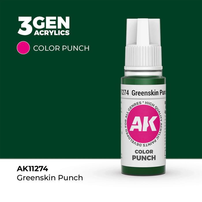AK Interactive Color Punch - Greenskin Punch (17ml)