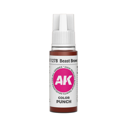 AK Interactive Color Punch - Beast Brown (17ml)