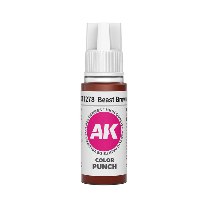 AK Interactive Color Punch - Beast Brown (17ml)