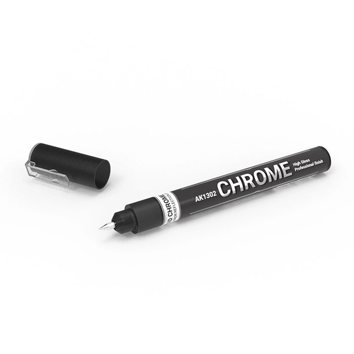 AK Interactive Metallic Marker - Chrome