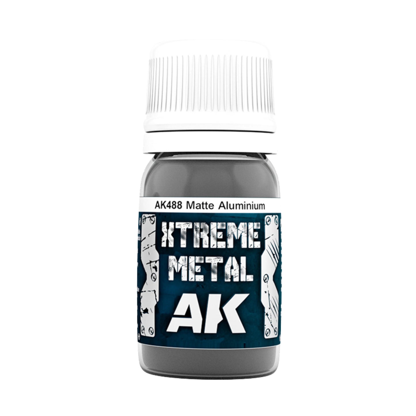 AK Interactive AK488 Xtreme Metal Matte Aluminium 30ml