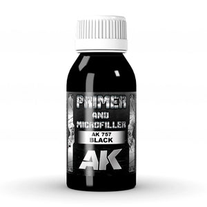 AK Interactive Black Primer and Microfiller 100ml