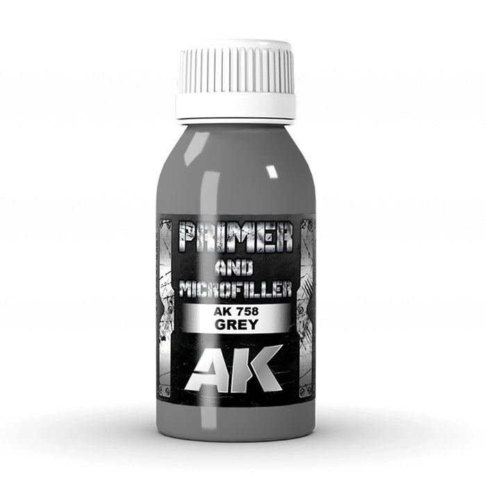 AK Interactive Grey Primer and Microfiller 100ml
