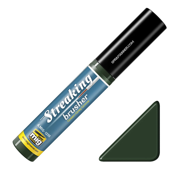 AMMO by MIG Streakingbrusher Green-Grey Grime