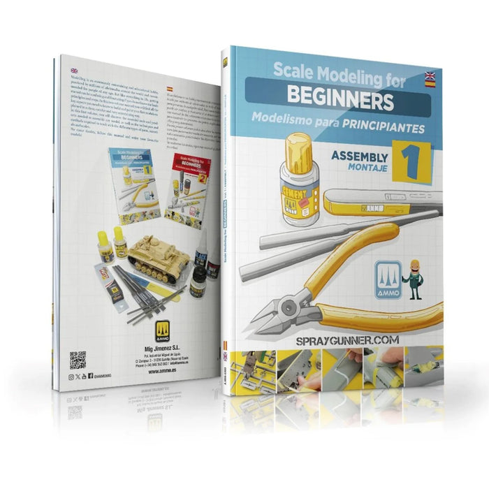 Ammo by MIG Publications Scale Modeling for BEGINNERS: Assembly (Bilingual)