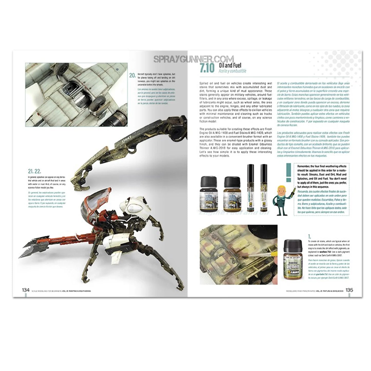 Ammo by MIG Publications Scale Modeling for Beginners Vol. 2: Paint & Weathering (Bilingual)
