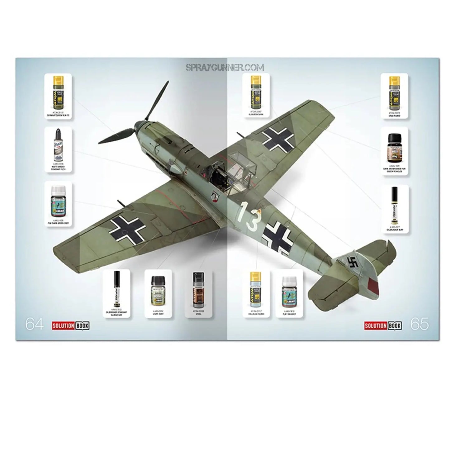 AMMO by MIG SOLUTION BOOK 25 - How to Paint Early WWII Luftwaffe Aircraft (Multilingual Book)