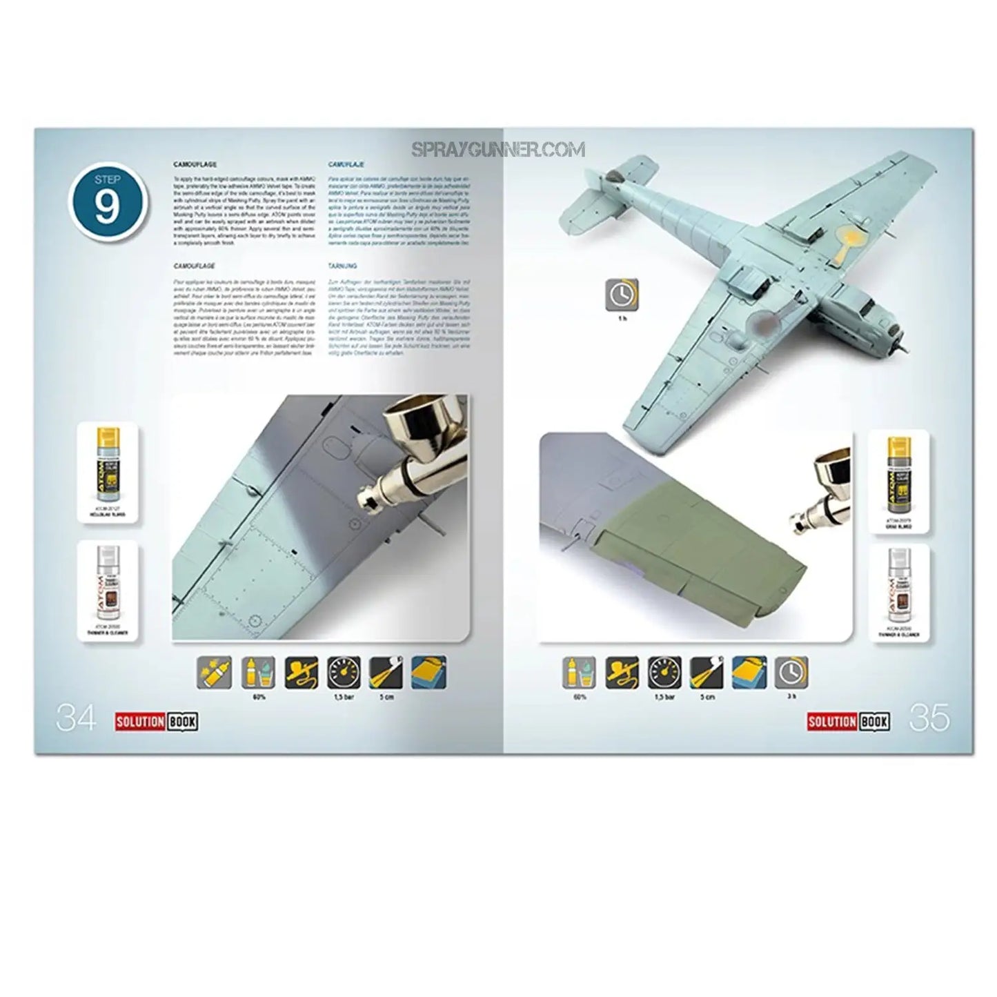 AMMO by MIG SOLUTION BOOK 25 - How to Paint Early WWII Luftwaffe Aircraft (Multilingual Book)