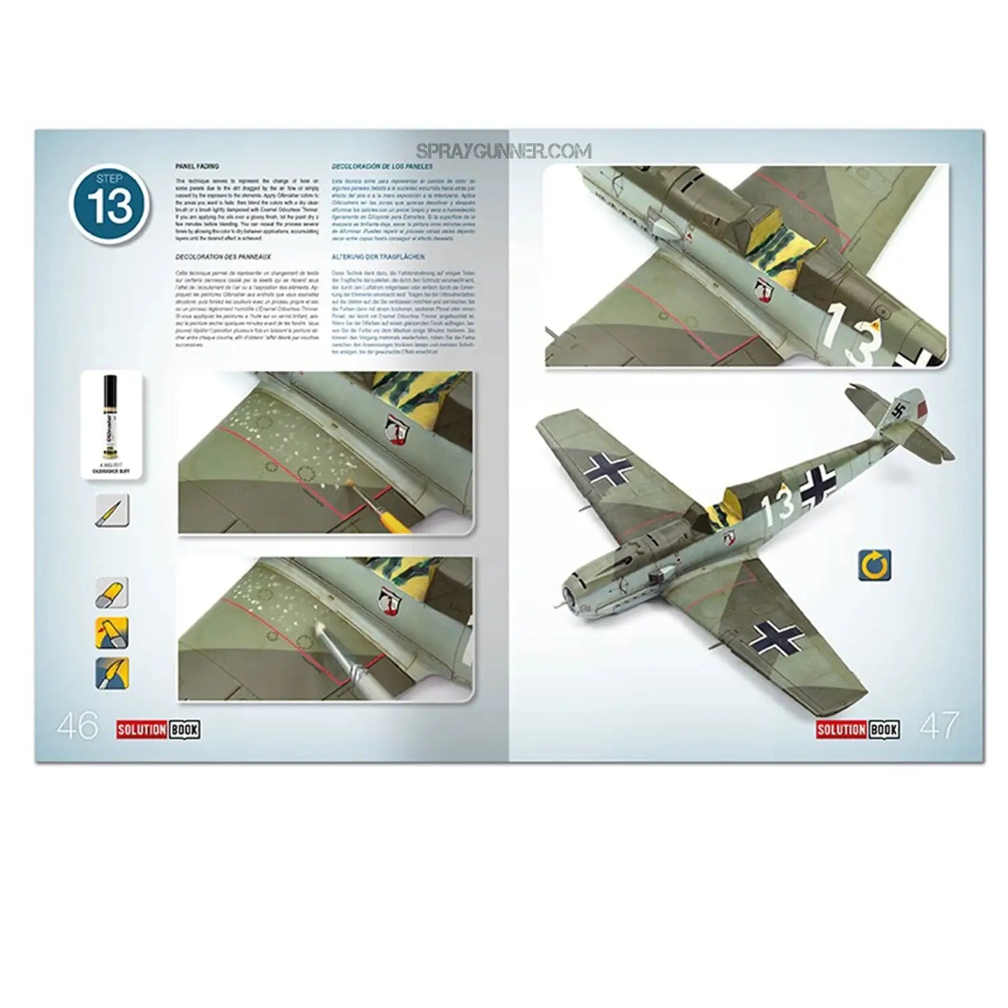 AMMO by MIG SOLUTION BOOK 25 - How to Paint Early WWII Luftwaffe Aircraft (Multilingual Book)