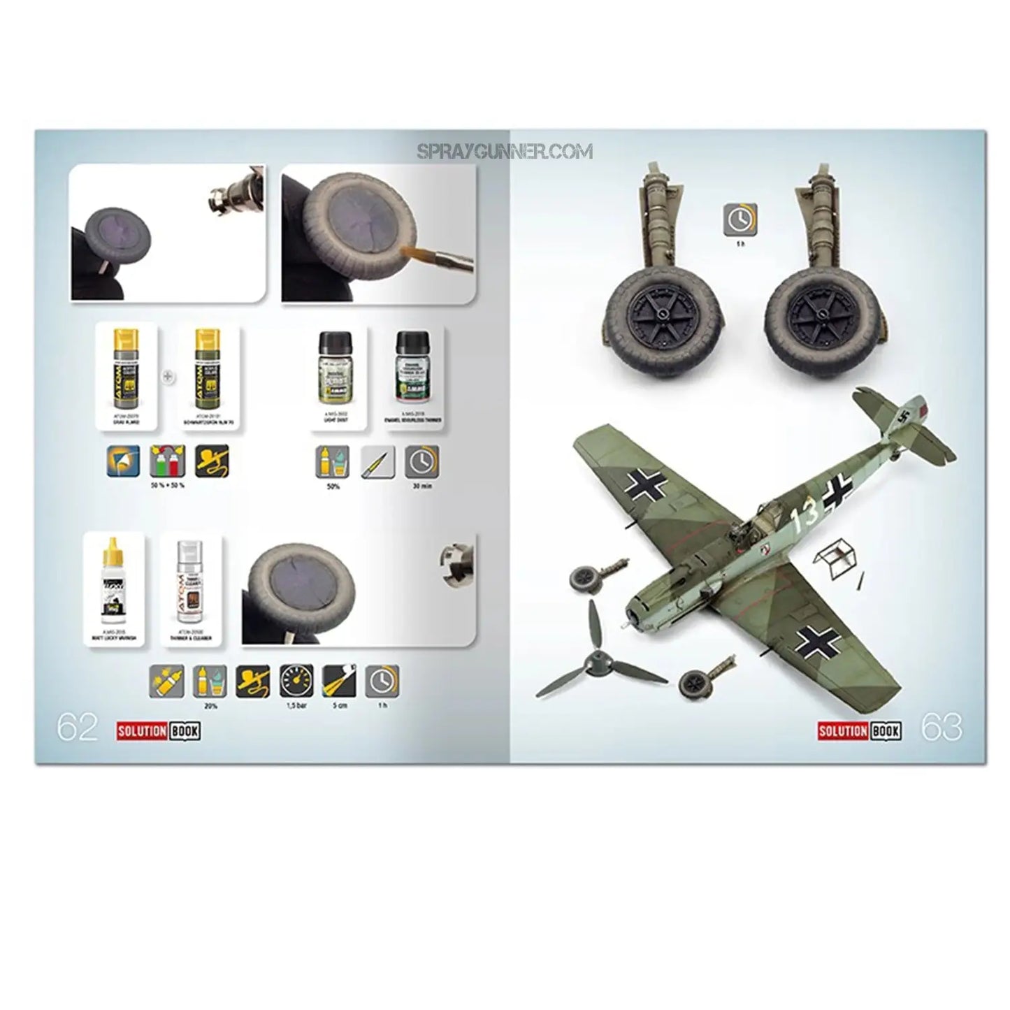 AMMO by MIG SOLUTION BOOK 25 - How to Paint Early WWII Luftwaffe Aircraft (Multilingual Book)
