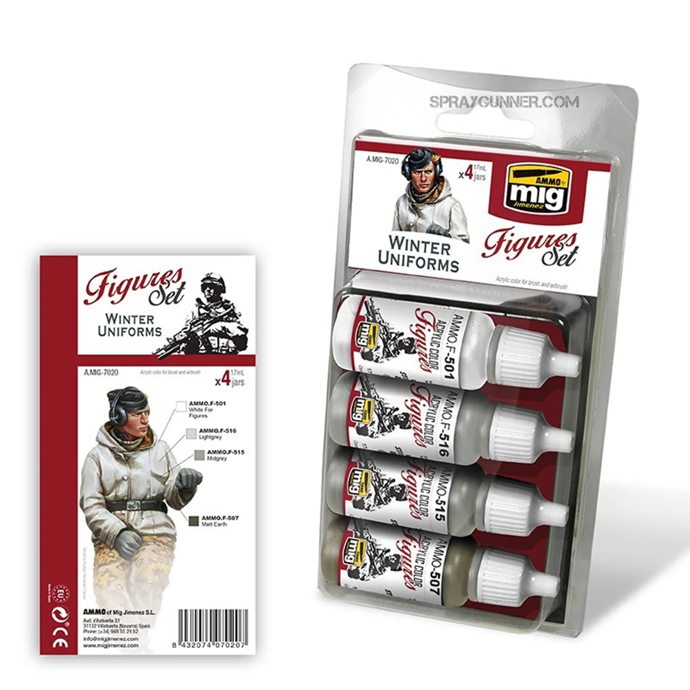 AMMO by MIG Acrylic Sets - WINTER UNIFORMS SET