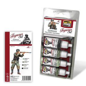 AMMO by MIG Acrylic Sets - GERMAN FIELD GREY UNIFORMS SET