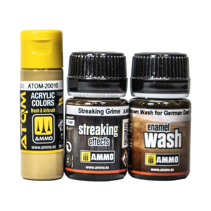 AMMO by MIG Weathering Starter Sets German Tanks Starter Set with ATOM