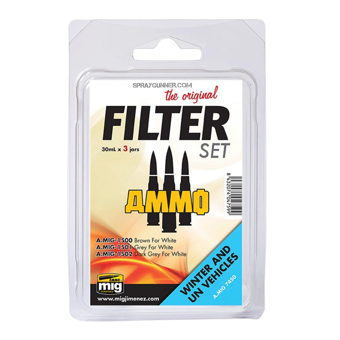 AMMO by MIG Filter Set for Winter and UN Vehicles