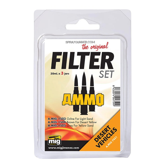 AMMO by MIG Filter Set for Desert Vehicles