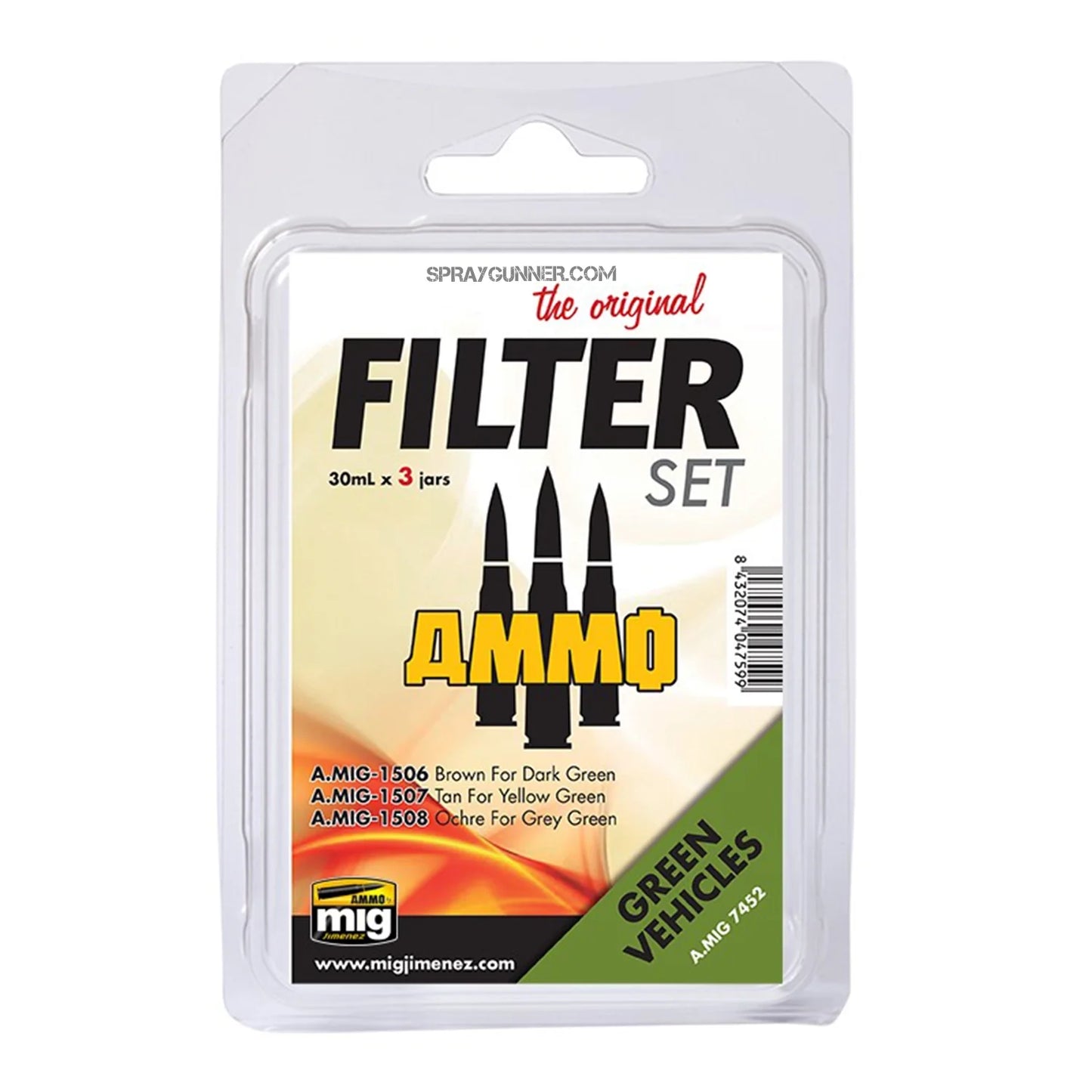 AMMO by MIG Filter Set for Green Vehicles